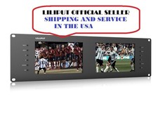 LILLIPUT RM-7028S Dual 7" 3RU Rack Monitors IPS screens viewing SD HD AND 3G-SDI