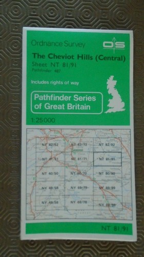 Rare ordnance map - map, 2.5"
