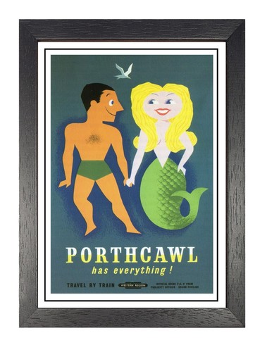 Porthcawl mermaid railway gwr - mermaid,