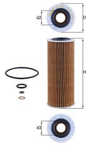 Oil filter mahle fits - mahle, bmw