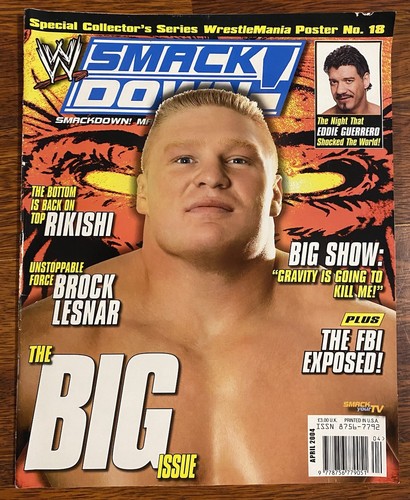 Wwe smackdown magazine april - wwe,