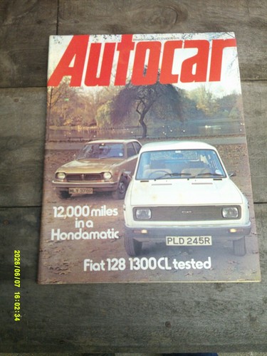 Autocar december 1976 fiat 128 - autocar,