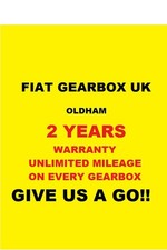 FIAT DOBLO 5 SPEED  GEARBOX