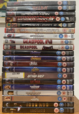 Mega x20 Marvel / Super Hero DVD Movie Collection Avengers, Spider-Man…
