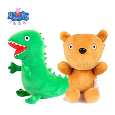 Dinosaur Teddy Peppa Pig Plush Pig Kids Toys High Quality 19Cm Pet Bear Soft Stu