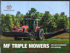 Massey Ferguson "MF Triple Mowers" Brochure Leaflet