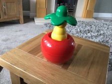 Vintage LEGO Primo Duplo Musical Apple Toy 2973 Roly Poly