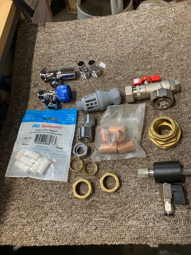 Job lot plumbing - lot, parts