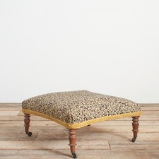 Antique Vintage Antique French Foot Stool