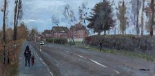 Fleetwood Road Southport Original Oil Painting Signed by Artist