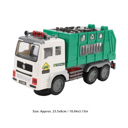 Garbage truck car toy large - car,