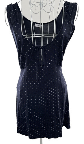 Blue polka dot top jersey - dot,