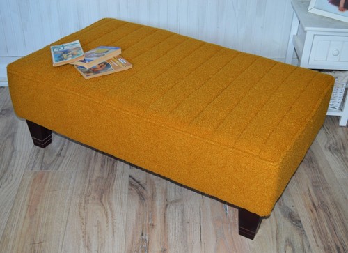 Fluted style footstool - footstool, in