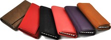 Real Soft Milled Leather Key Case Holder with 6 Hooks Wallet 7 Colours Available