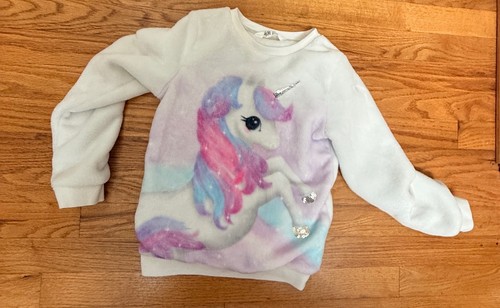 Girls unicorn fluffy - h&m,