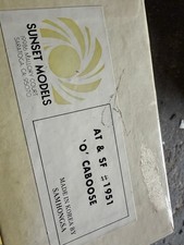 Sunset Models O Gauge Brass Caboose Kit Built