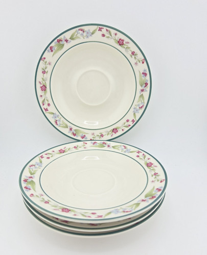 Tienshan stoneware saucers - 4,