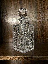 Hand Cut Lead Crystal Decanter