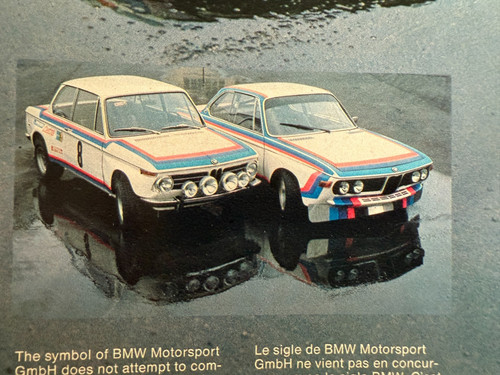 Bmw motorsport brochure - motorsport,