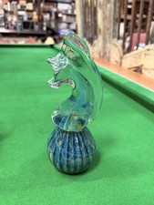 Vintage Mdina Glass Seahorse