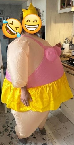 Ballerina inflatable fat - inflatable, suit