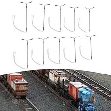 Model Railway Lamp White 10pcs