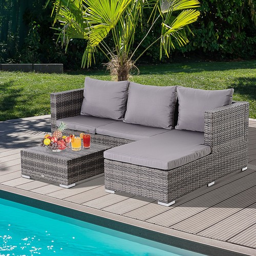 Outsunny piece rattan - 3, pe