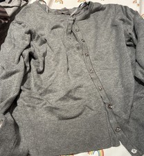 Grey Ladies Cadigan Size Large