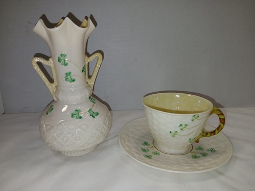 Shamrock belleek pottery - belleek,