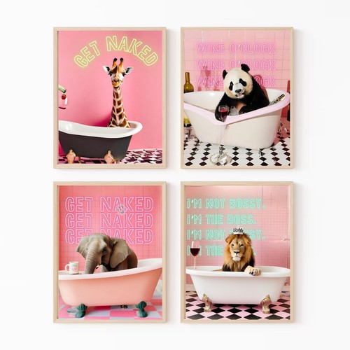Animal bath giraffe panda - bath,