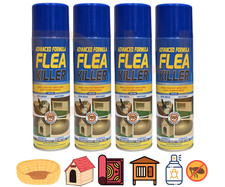 4 x Flea Killer Spray for Home