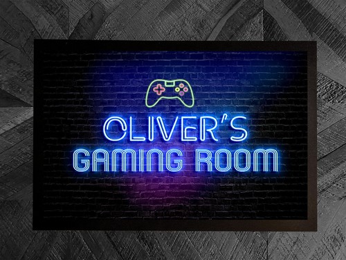 Personalised gamer rug - rug,, games