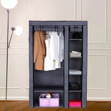 Canvas Fabric Wardrobe With