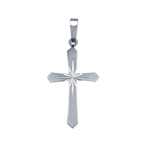 Cross pendant sterling silver - cross,