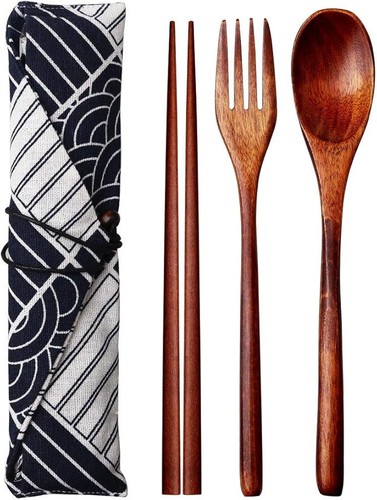 Nuoshen wooden tableware - nuoshen, tableware,3pcs