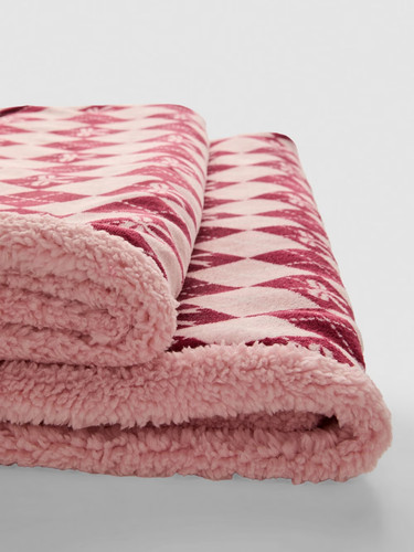 Primark argyle bow soft throw - primark,