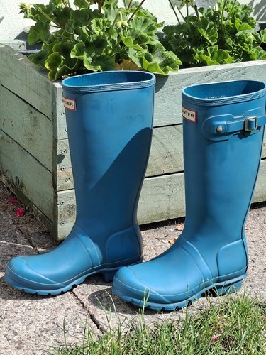 Hunter wellies size blue - size,