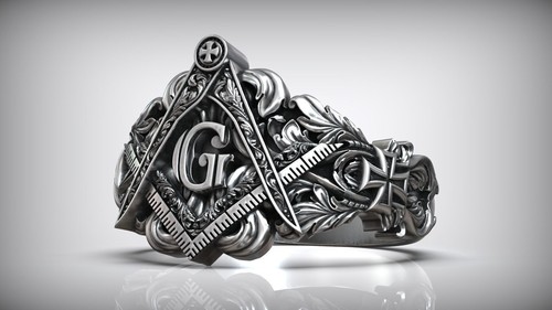 Masonic freemasons men - men's, biker