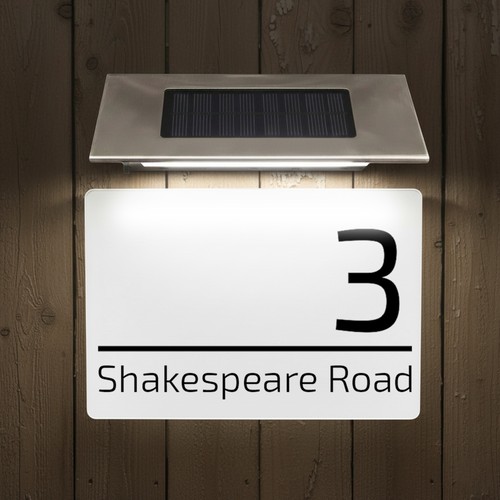 Solar house number - house,