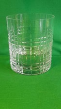 Dartington Crystal Cut Glass Double Old Fashioned Whisky Lowball Tumbler