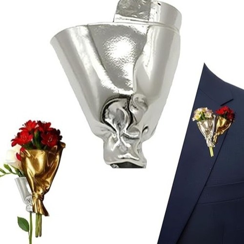 Diy flower bouquet brooch - diy,