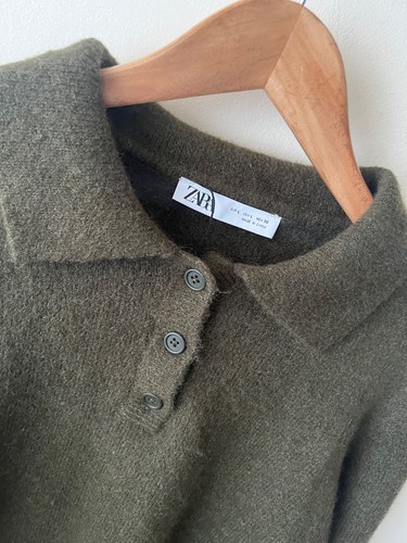 Zara jumper size 16 green - l,