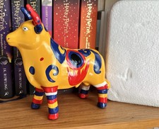 COW PARADE PAINTED MONEY BOX