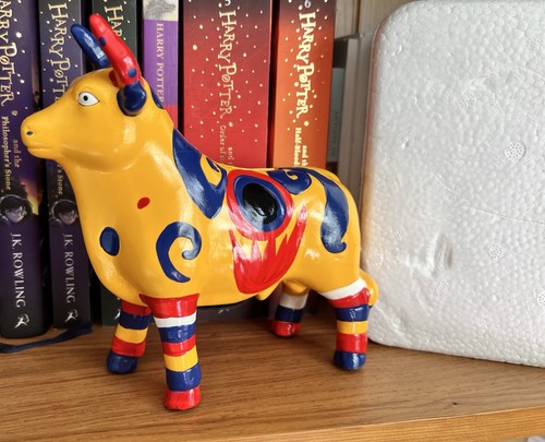 Cow parade painted - cow, money