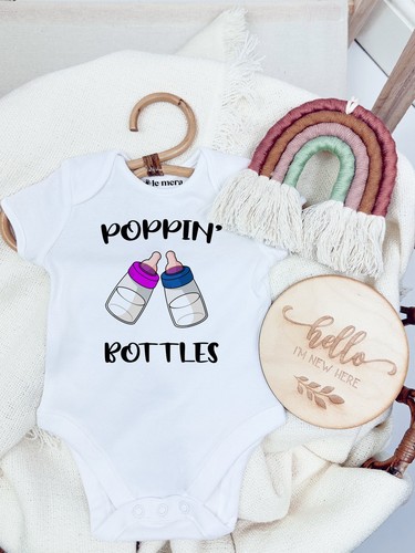 Poppin bottles funny baby - poppin,
