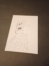 Buckethead Art 5x7 Canvas Card