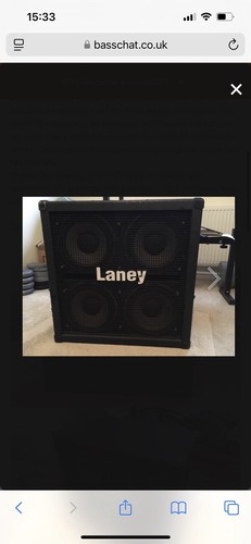 Laney 4x10 bass - 4x10, amp