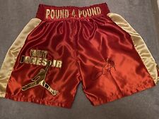 Roy Jones JR Signed Trunks Complete With Certification. Legend World champion
