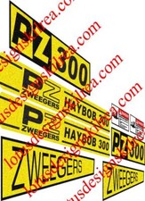 PZ Haybob 300 stickers / decals