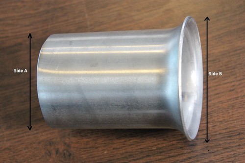 Flared end exhaust - exhaust, reducer
